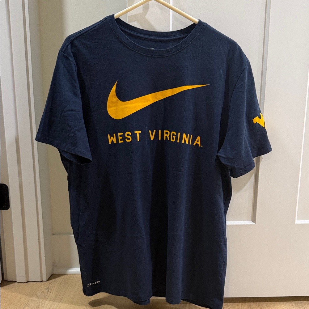 Nike Men's Dark Blue West Virginia Tee